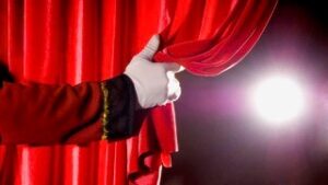 Opening of curtain